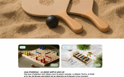 Jeux d’été personnalisés